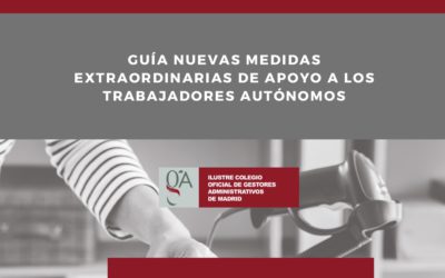 Guía de Medidas Extraordinarias de Apoyo a los Autónomos